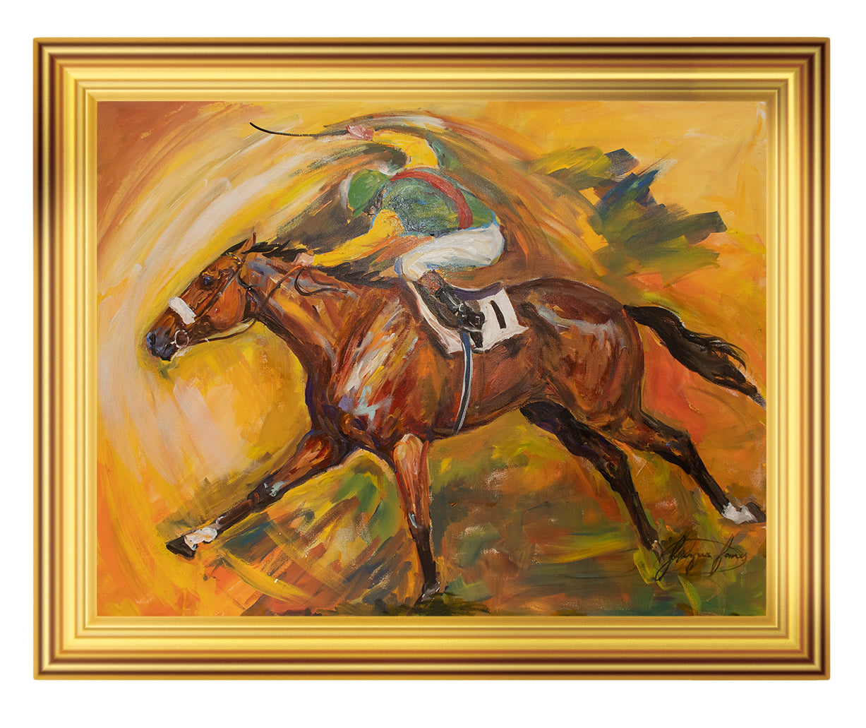 The Greatest (Lester Piggott & Nyjinsky - Print)