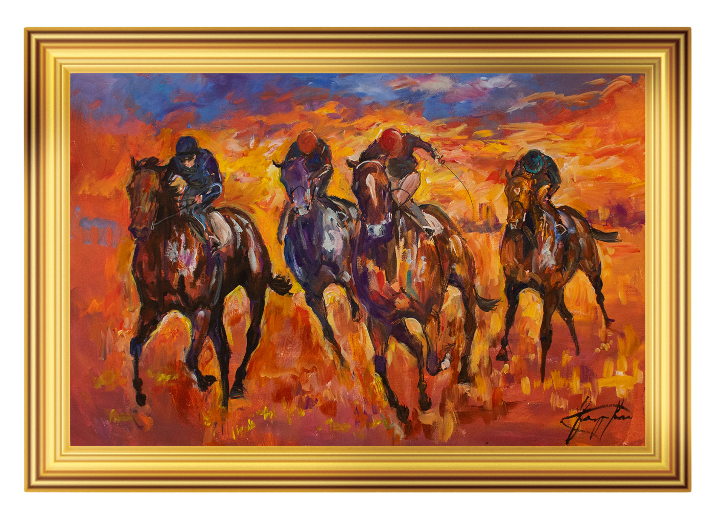 Flaming Finish (Print)