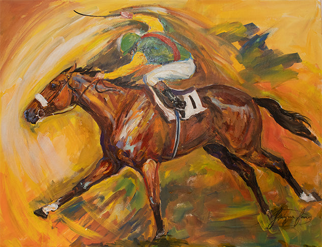 The Greatest (Lester Piggott & Nyjinsky - Print)