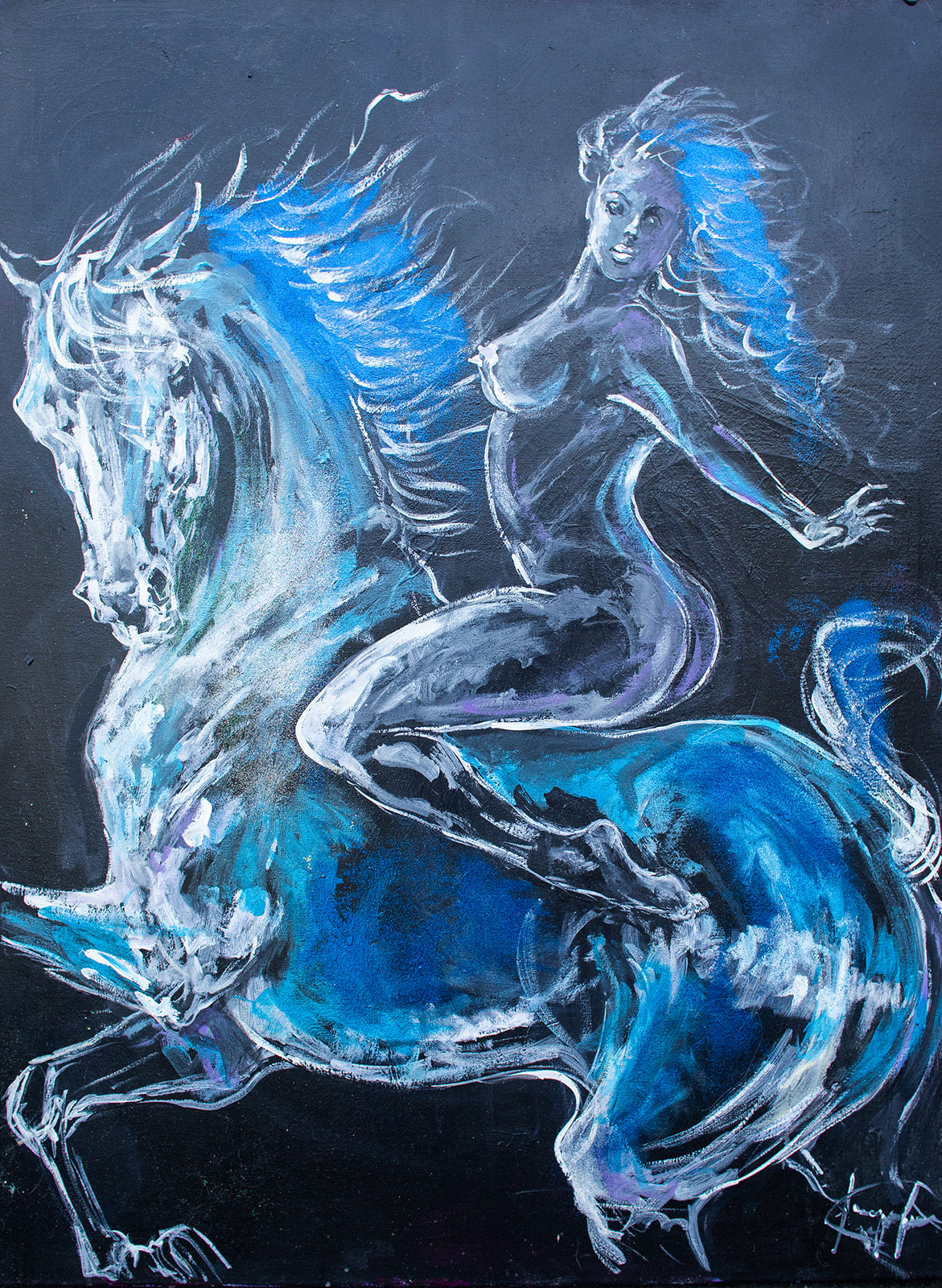 The Blue Lady (Print)