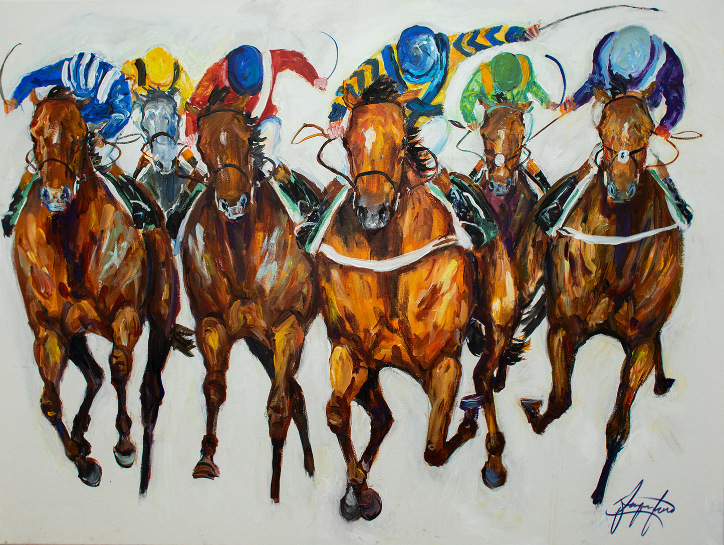True Racing Colours (Original Painting)