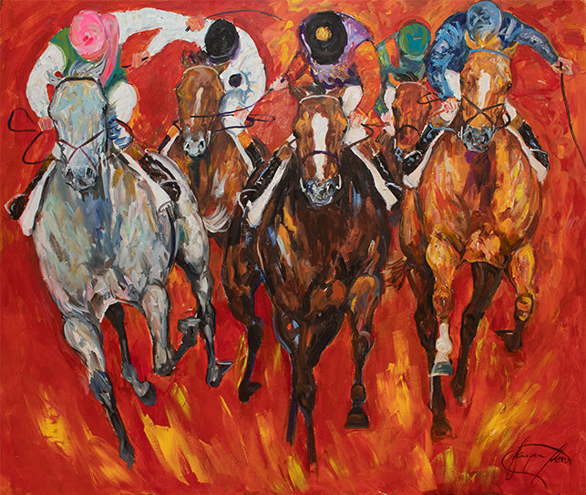 Galloping Inferno (Original Painting)