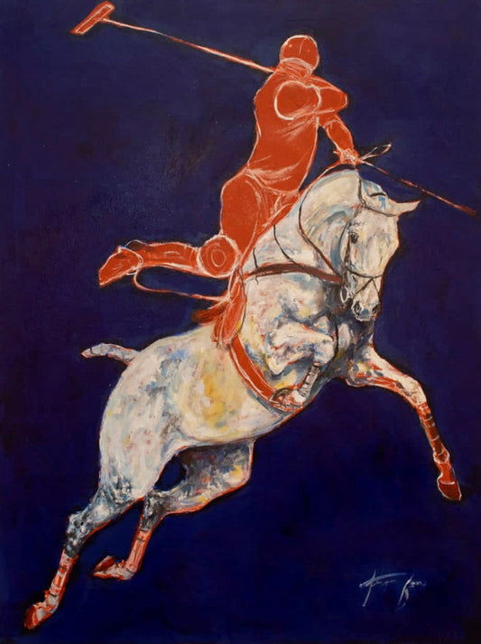 The Polo Player (Original Painting)